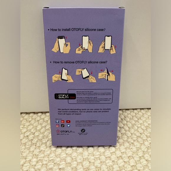 OTOFLY iPhone 12 Pro Max Case in Baby Blue - Picture 4 of 7